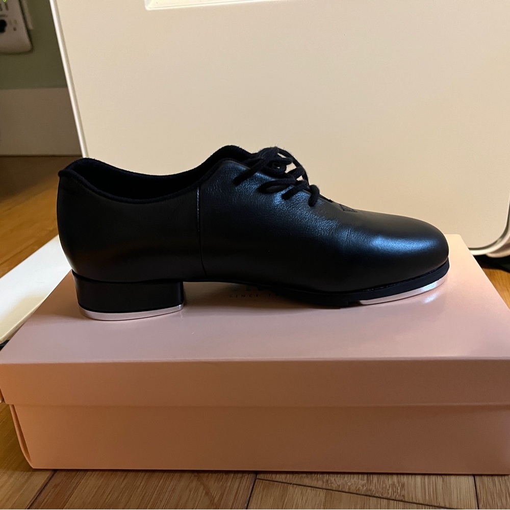 Black Tap Jazz Lace Up Dance Shoes|women 8